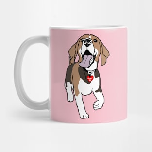 Cute puppy funny happy puppy Mug